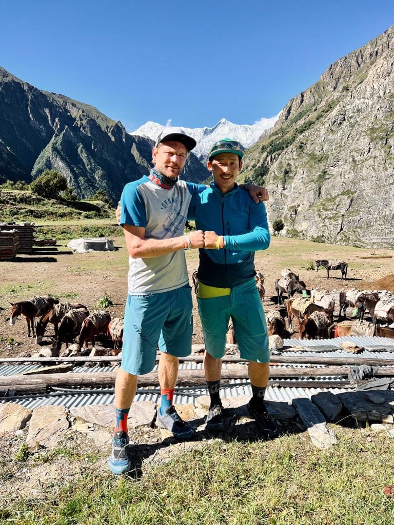 Benedikt Böhm und Prakash Sherpa