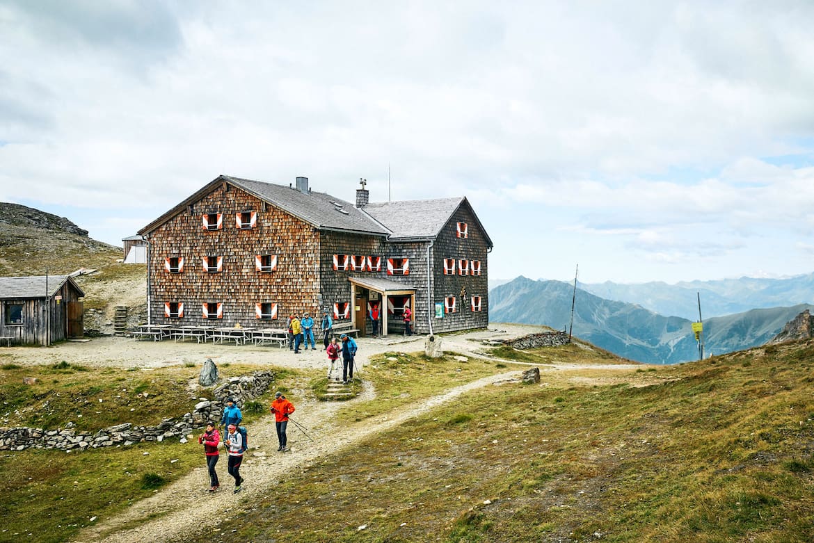 Die Glorer Hütte liegt am Berger Törl und ist vom Ködnitztal in zwei Stunden erreichbar.