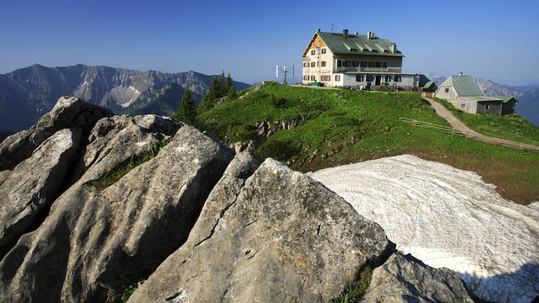 Das Rotwandhaus in den Bayerischen Voralpen