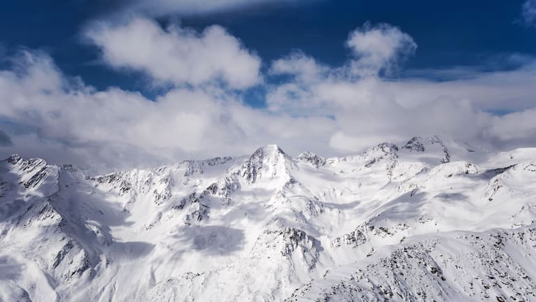 Südtirol: Schnalstaler Alpen-Panorama im Winter