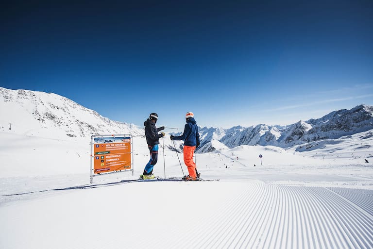 Skifahren am Stubaier Gletscher