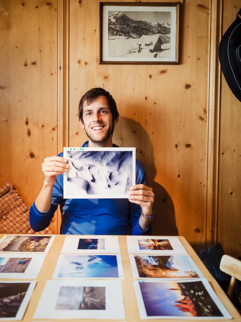 Simon Schöpf und sein „Favourite“ für den Bergwelten-Kalender
