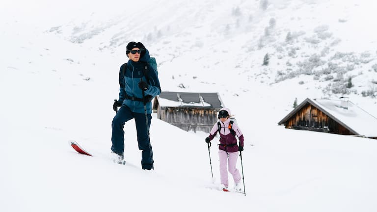 Skischuhe von Scott Sports im Einsatz am Berg