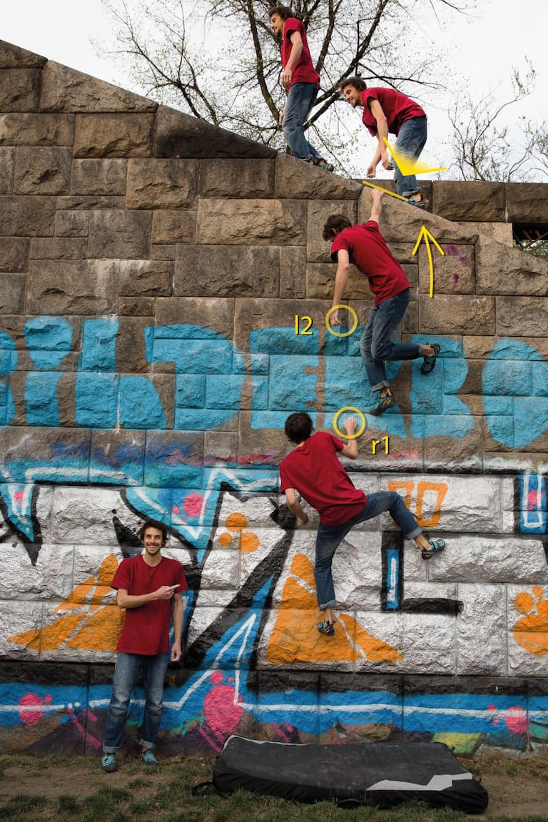 Urban Bouldering Wien: Machete, Flexwand