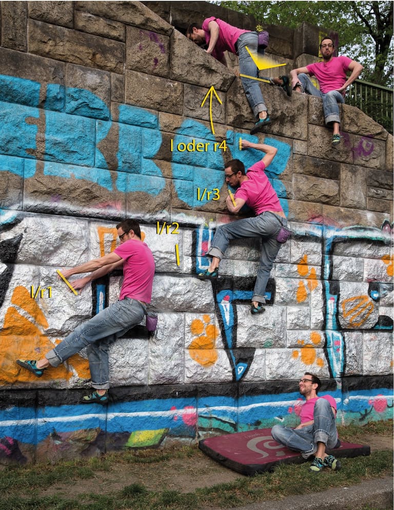 Urban Bouldering Wien: Side by Side, Flexwand