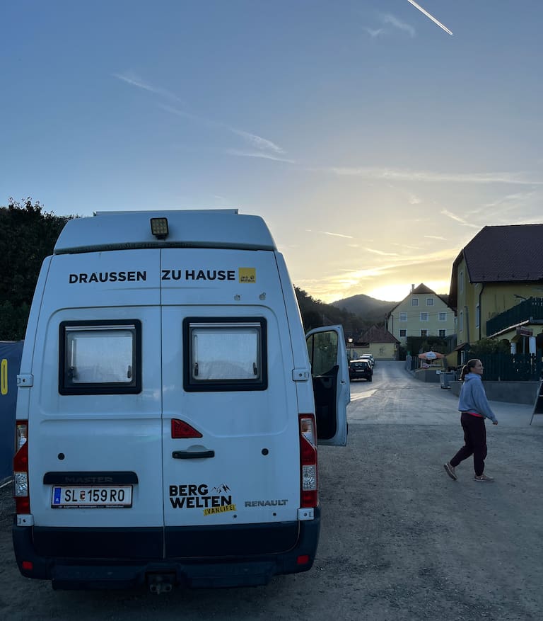 Bergwelten-Bus Vanda in der Wachau