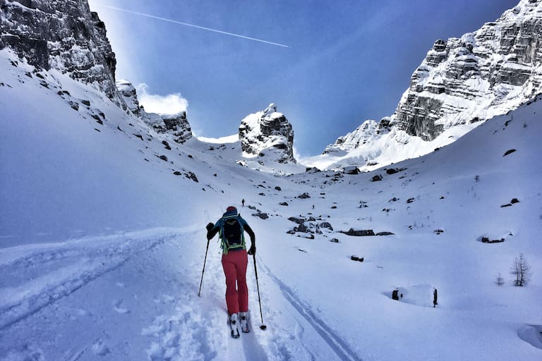 Watzmannkar: Skitour in den Berchtesgadener Alpen in Bayern