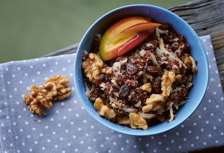 Outdoor-Rezept Anden-Frühstück mit Quinoa