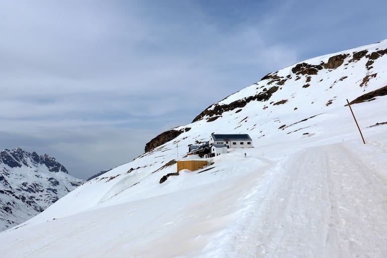 Wiesbadener Hütte in der Silvretta in Vorarlberg