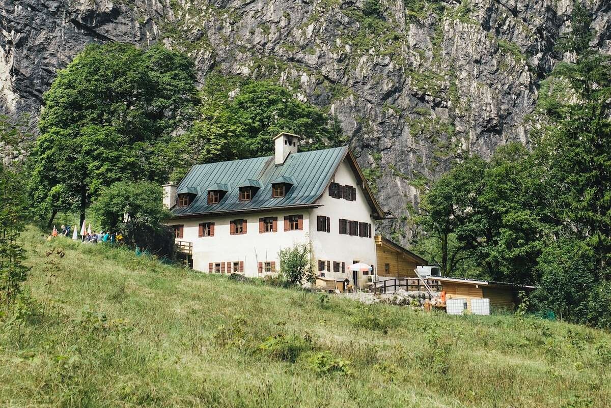 Die Berggaststätte Wimbachschloss