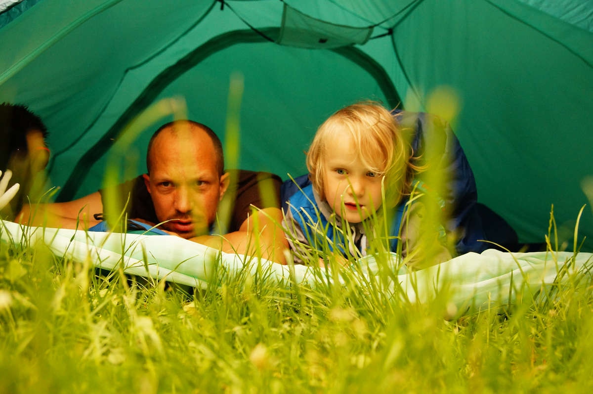 Zelten mit Kindern