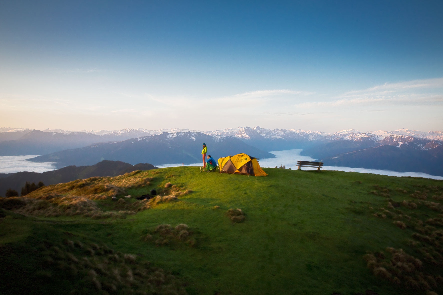 Die schönsten Zeltplätze der Alpen