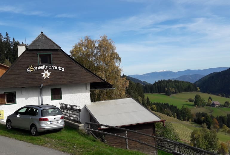 Die Sonnleitner Hütte in den Seckauer Alpen