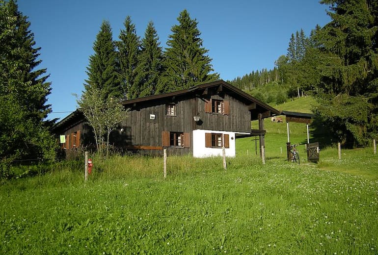 Das Alte Höfle in den Allgäuer Alpen ist in Besitz der DAV Sektion Neu-Ulm.