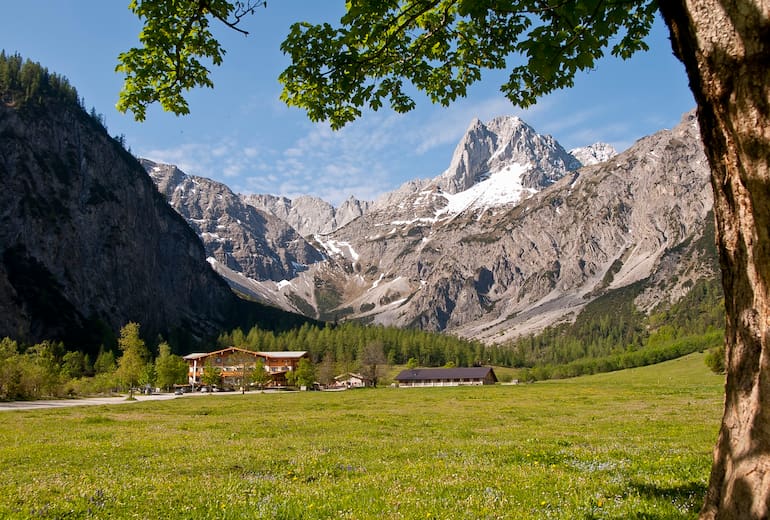 Ausblick von der Gramai Alm