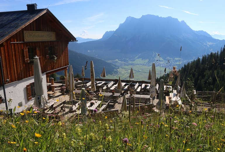 Die Wolfratshauser Hütte in den Lechtaler Alpen