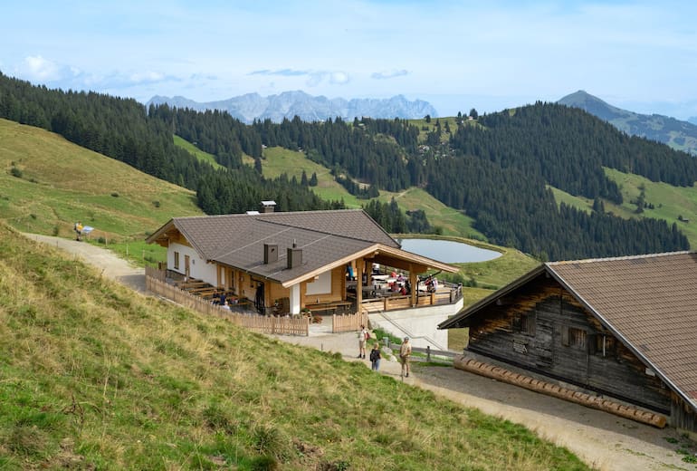 Die Holzalm in den Kitzbüheler Alpen