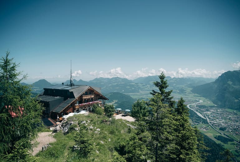 Das Pendlinghaus auf 1.565m Höhe hoch über Kufstein