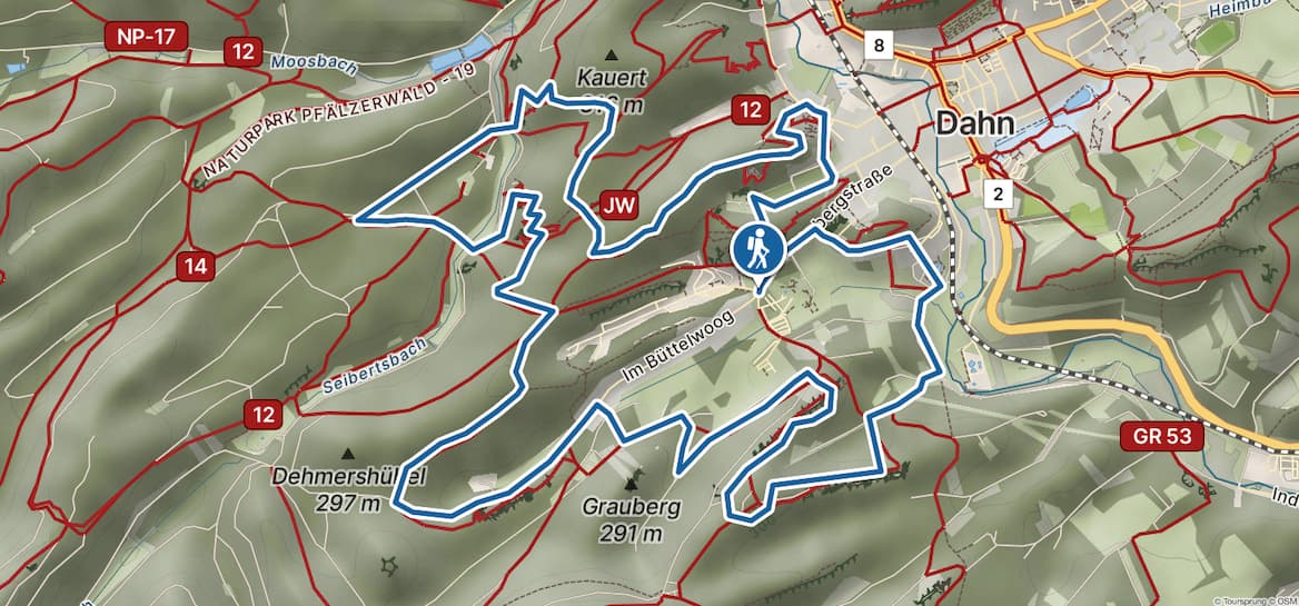 Wandern: Dahner Felsenpfad - 4:00 h - 12 km - Bergwelten
