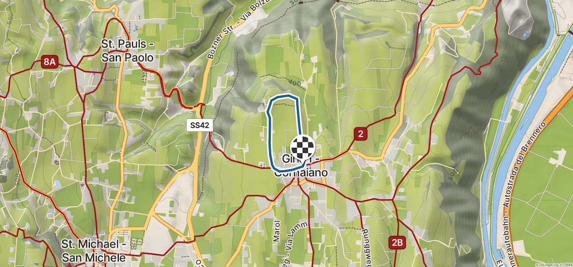 Wandern: Natur- und Weinlehrpfad Girlan - 1:00 h - 2 km - Bergwelten
