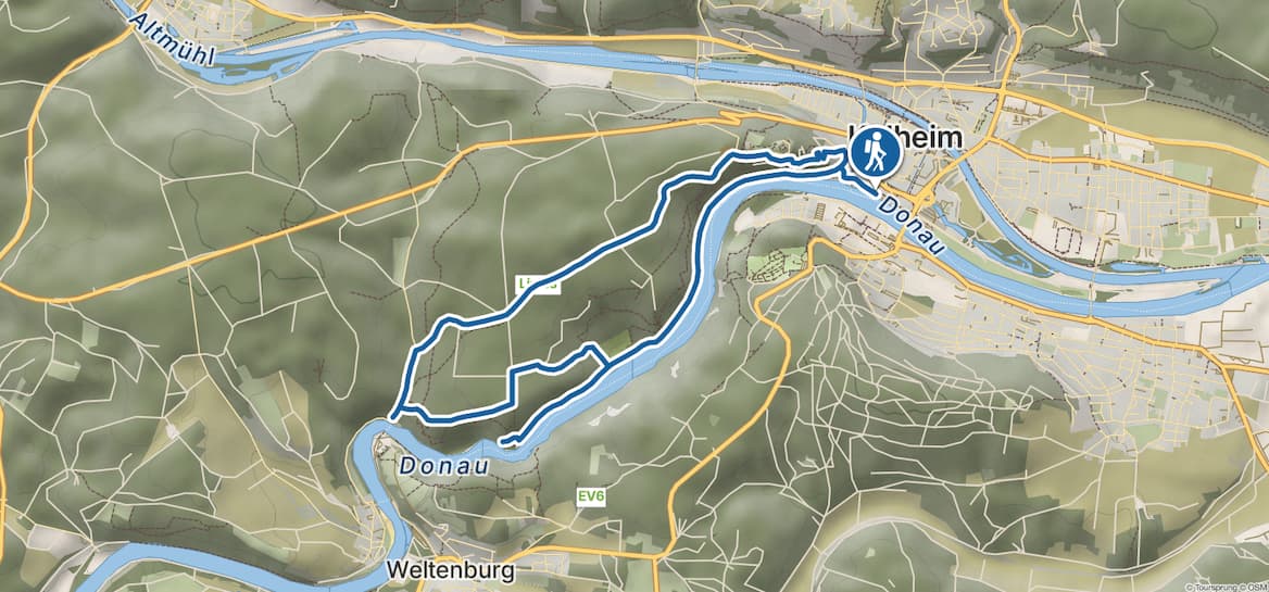 Wandern: Am Donaudurchbruch - 4:00 h - 12 km - Bergwelten