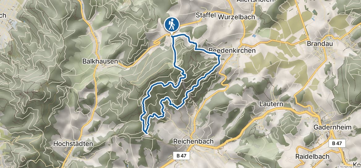 Wandern FelsenmeerRundweg Lautertal 230 h 10 km Bergwelten