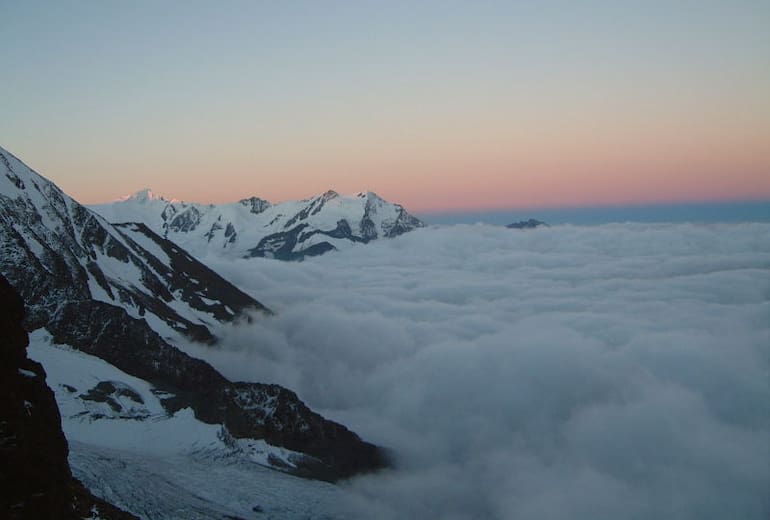 Morgenstimmung auf der Casatihütte